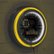 Alt View Zoom 16. Boston Bruins NHL Watermark Chrome Double Ring Neon Clock - Black, Gold, White.