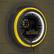 Alt View 16. NHL - Boston Bruins Watermark Chrome Double Ring Neon Clock - Black, Gold, White.