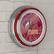Alt View 15. NHL - Arizona Coyotes NHL Watermark Chrome Double Ring Neon Clock - Red, Sand, Black.