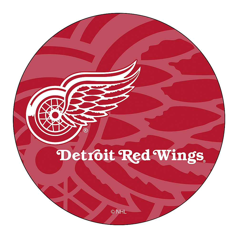 Best Buy: Detroit Redwings NHL Watermark Padded Swivel Bar Stool Red ...