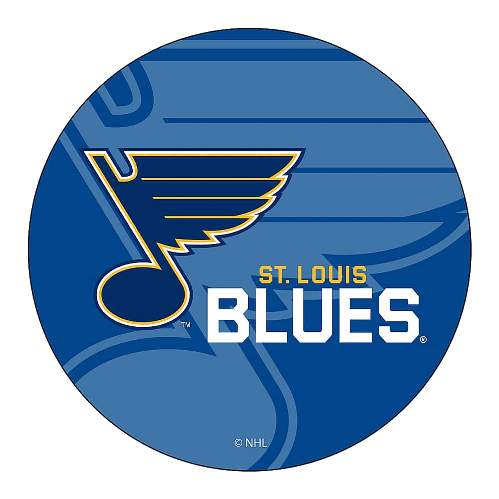 Best Buy St. Louis Blues NHL Watermark Padded Swivel Bar Stool Blue