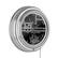 Alt View 11. NHL - Los Angeles Kings NHL Watermark Chrome Double Ring Neon Clock - Silver, Black, White.