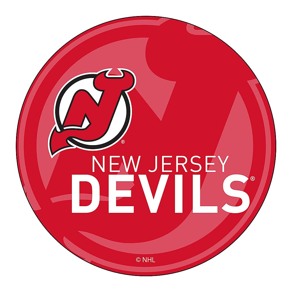 Best Buy: New Jersey Devils NHL Watermark Chrome Pub Table Red, Black ...