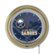 Alt View Zoom 12. Buffalo Sabres NHL Watermark Chrome Double Ring Neon Clock - Blue, Gold, White.