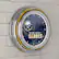 Alt View 15. NHL - Buffalo Sabres NHL Watermark Chrome Double Ring Neon Clock - Blue, Gold, White.