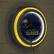 Alt View 16. NHL - Buffalo Sabres NHL Watermark Chrome Double Ring Neon Clock - Blue, Gold, White.