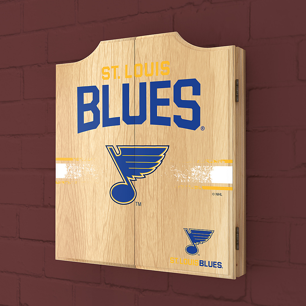 St. Louis Blues Dartboard Cabinet
