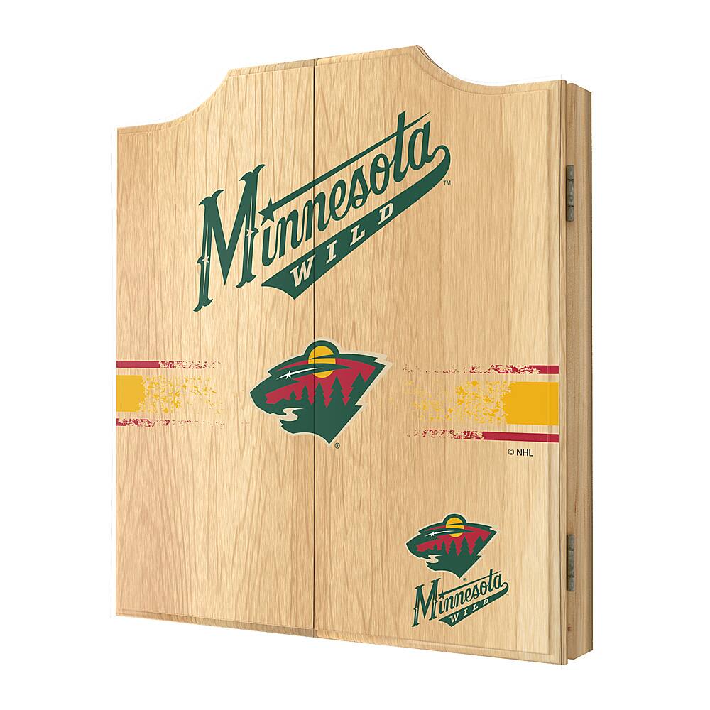 Best Buy Minnesota Wild NHL Dart Set with Darts and Board Red