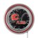 Alt View Zoom 12. Calgary Flames NHL Watermark Chrome Double Ring Neon Clock - Red, Yellow, Black.