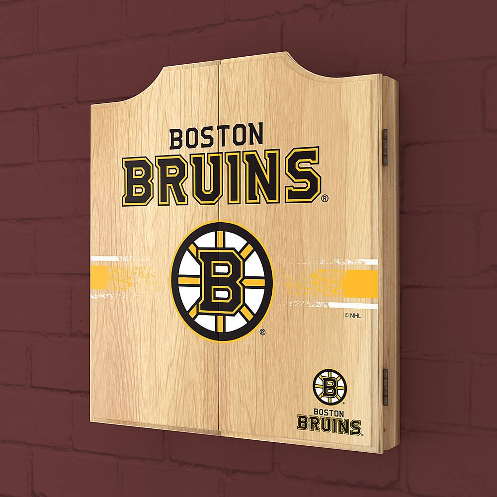 Best Buy Boston Bruins NHL Dart Set with Darts and Board Black