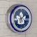 Alt View 15. NHL - Toronto Maple Leafs NHL Chrome Double Ring Neon Clock - Blue, White.