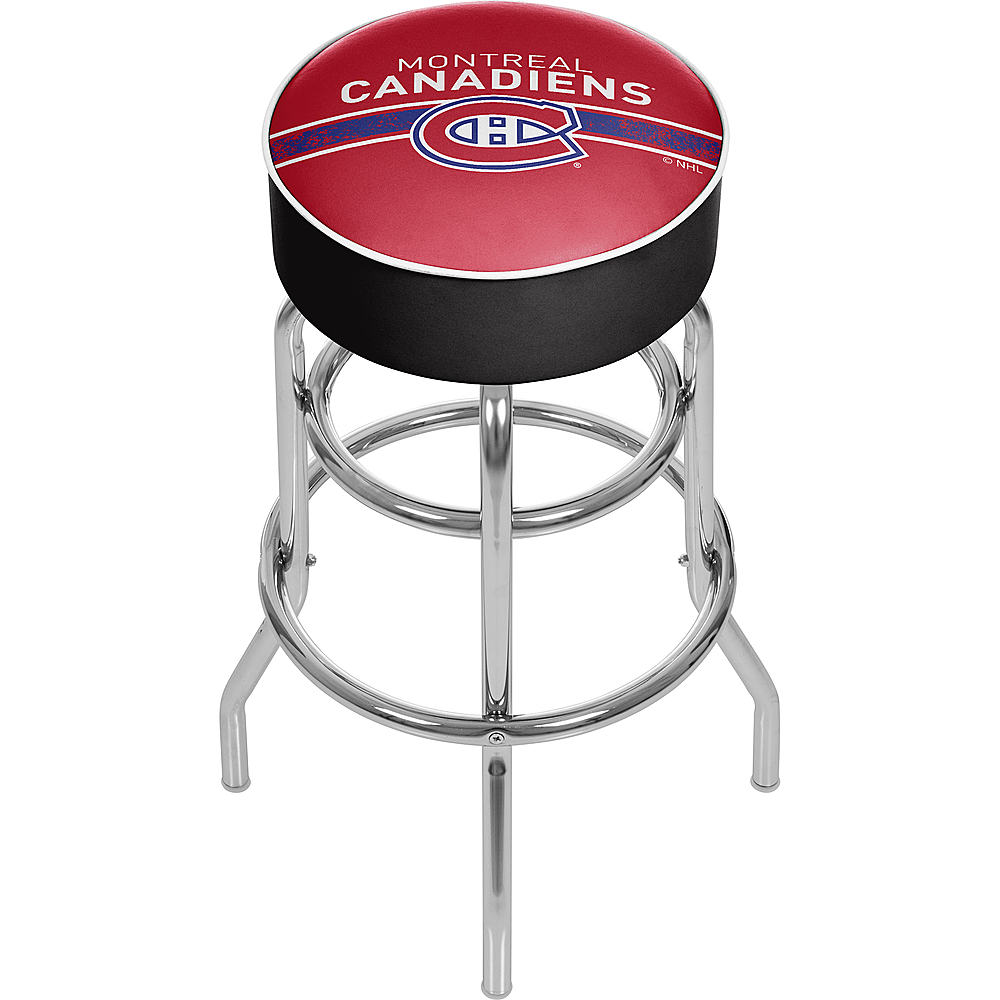 Montreal Canadiens NHL Padded Swivel Bar Stool - Red, Blue, White