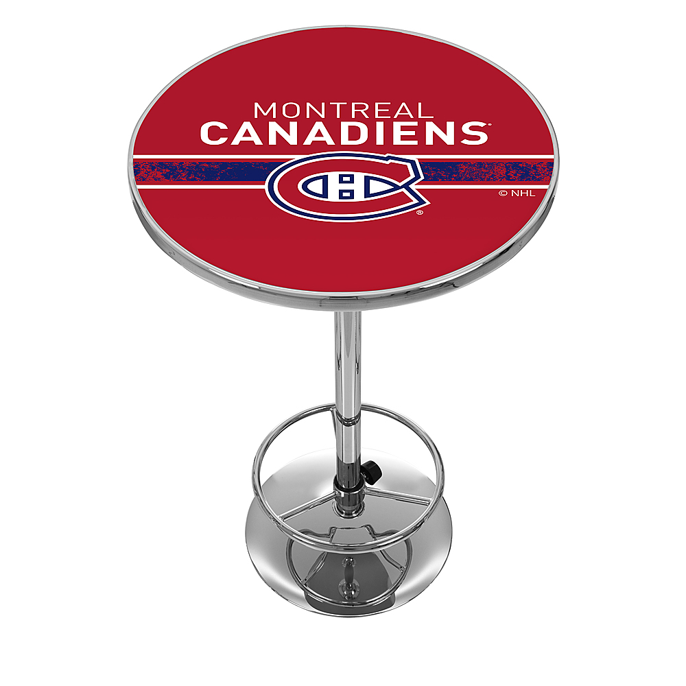 Montreal Canadiens NHL Chrome Pub Table - Red, Blue, White