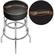 Alt View 12. NHL - Anaheim Ducks NHL Padded Swivel Bar Stool - Black, Orange, Gold.