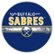 Alt View Zoom 13. Buffalo Sabres NHL Padded Swivel Bar Stool - Blue, Gold, White.