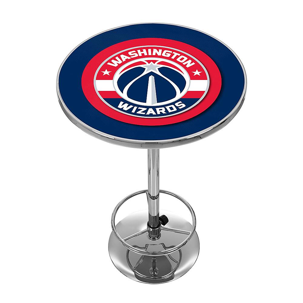 Washington Wizards NBA Chrome Pub Table - Red, Navy Blue, Silver, White