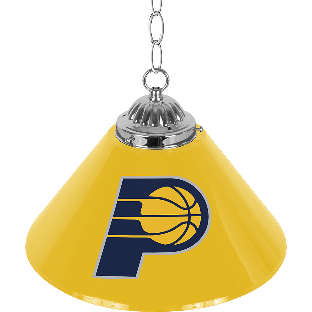 Indiana Pacers NBA Single Shade Bar Lamp - Navy, Gold