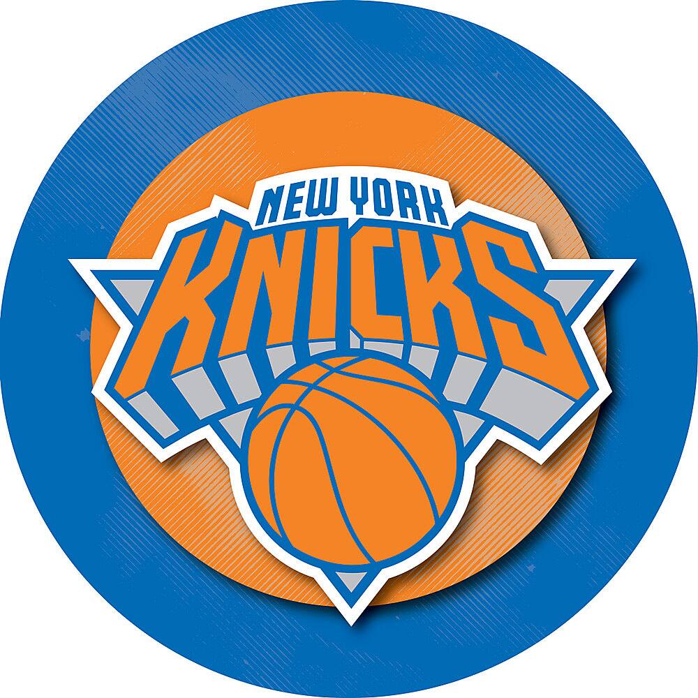 Best Buy: New York Knicks NBA Chrome Pub Table Blue, Silver, Orange ...