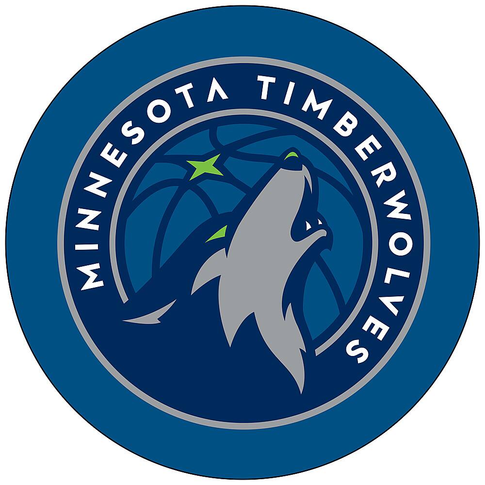 Best Buy: Minnesota Timberwolves NBA Chrome Double Ring Neon Clock ...