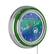 Alt View 11. NBA - Minnesota Timberwolves NBA Hardwood Classics Chrome Double Ring Neon Clock - Dark Blue, Blue, Silver, Aurora Green.