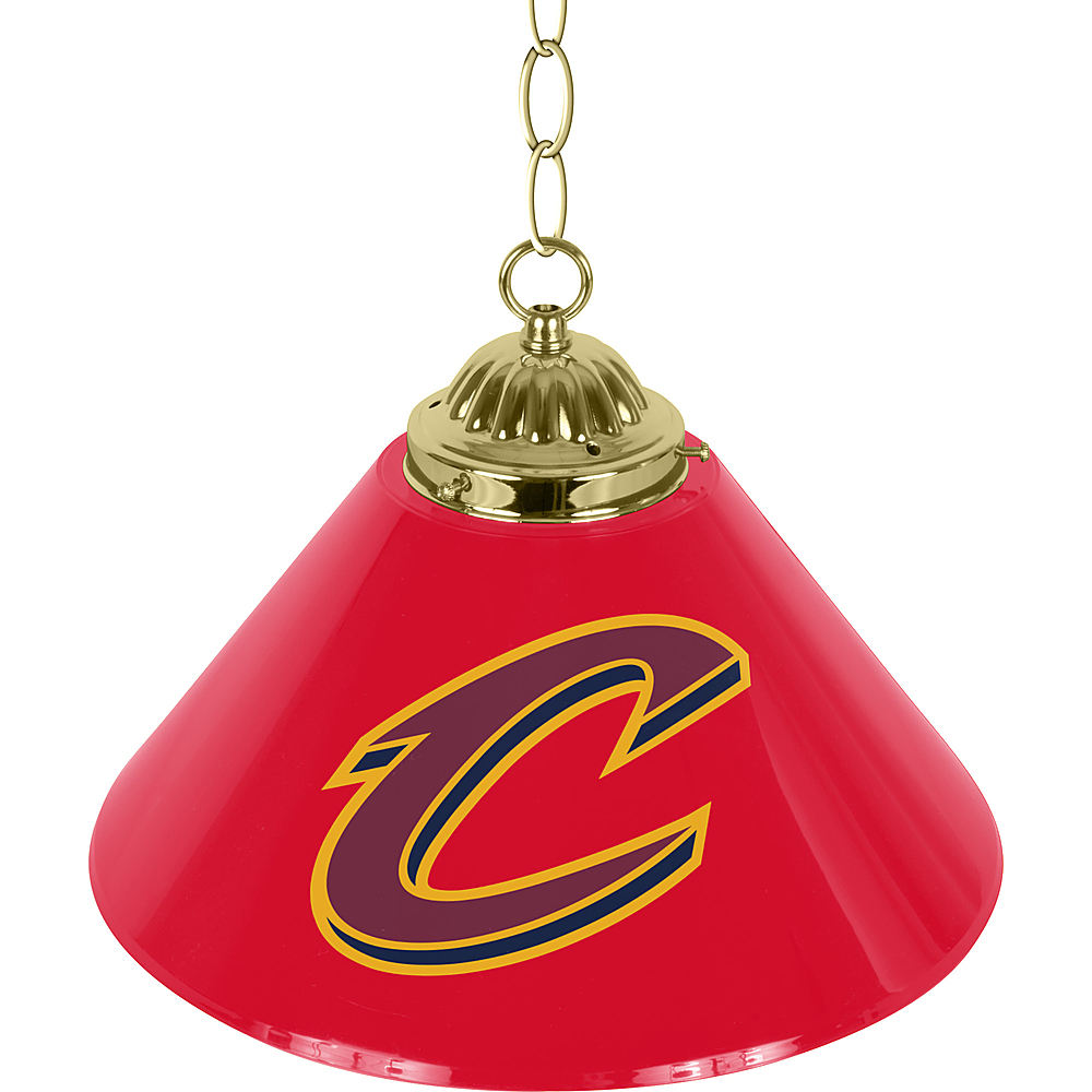 Cleveland Cavaliers NBA Single Shade Bar Lamp - Wine, Gold