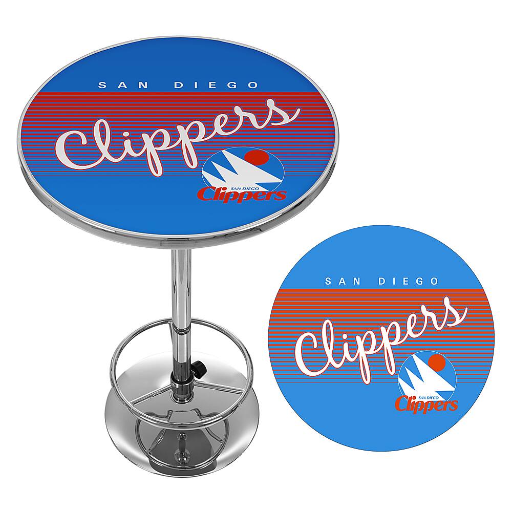 Best Buy San Diego Clippers NBA Hardwood Classics Chrome Pub Table