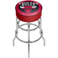 Chicago Bulls NBA Padded Swivel Bar Stool - Red, Black - Alt_View_Zoom_11