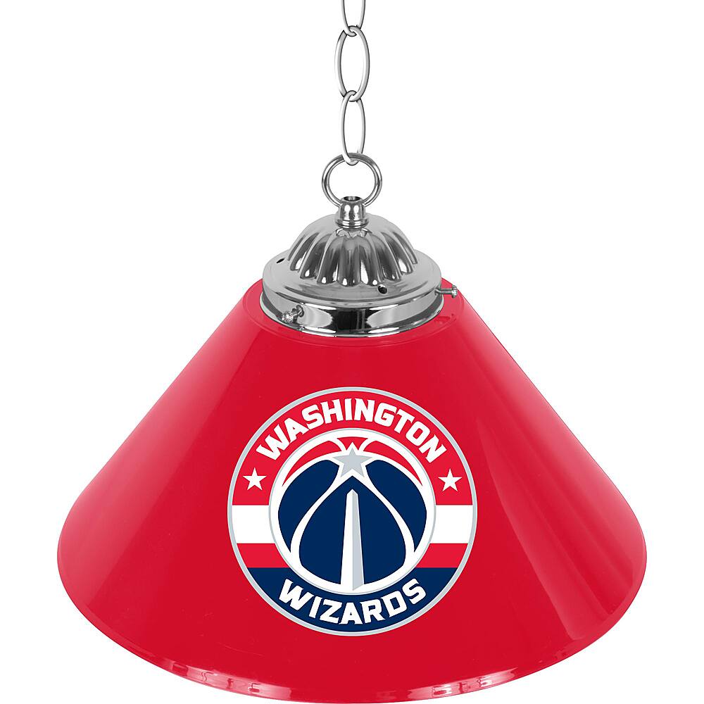 Washington Wizards NBA Single Shade Bar Lamp - Red, Navy Blue, Silver, White