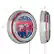 Alt View 13. NBA - Philadelphia 76ers NBA Hardwood Classics Chrome Double Ring Neon Clock - Royal Blue, Red, White.