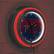 Alt View 16. NBA - Philadelphia 76ers NBA Hardwood Classics Chrome Double Ring Neon Clock - Royal Blue, Red, White.