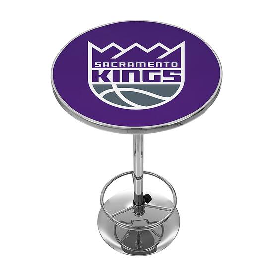 Sacramento Kings Nba Chrome Pub Table Purple Silver Black Nba2000 Sk Best Buy
