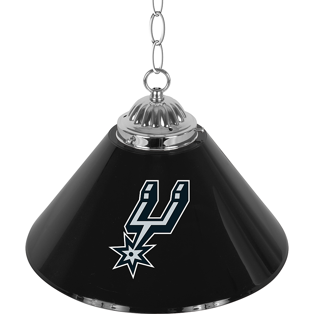 NBA - San Antonio Spurs Single Shade Bar Lamp - Silver, Black, White