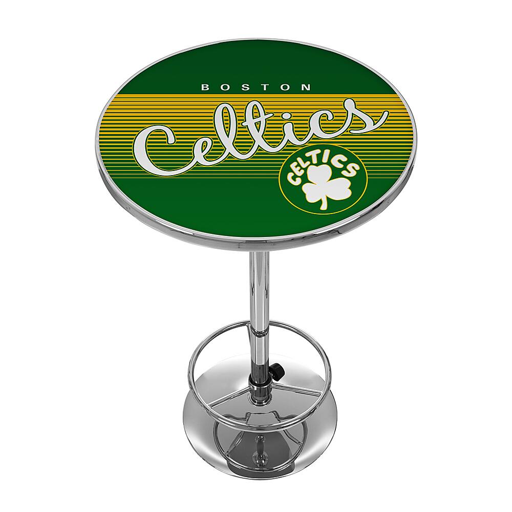 Boston Celtics NBA Hardwood Classics Chrome Pub Table - Green, Yellow, White