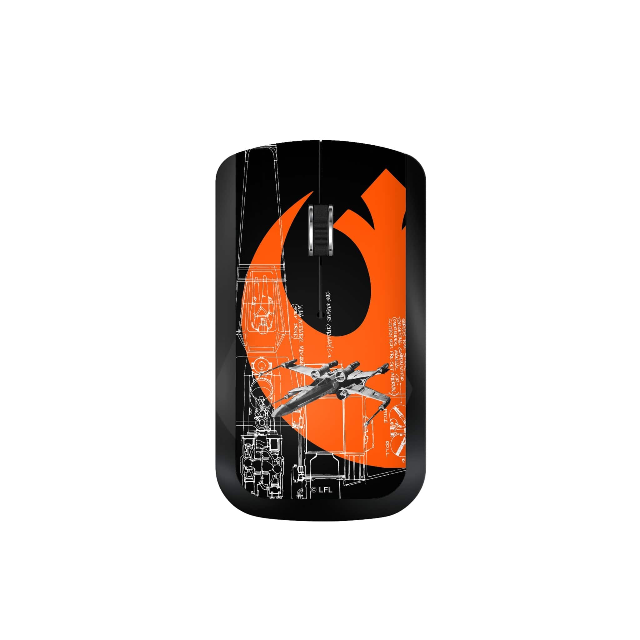 Keyscaper - Star Wars: A New Hope FactionTech Wireless Mouse - Wireless - X-Wing