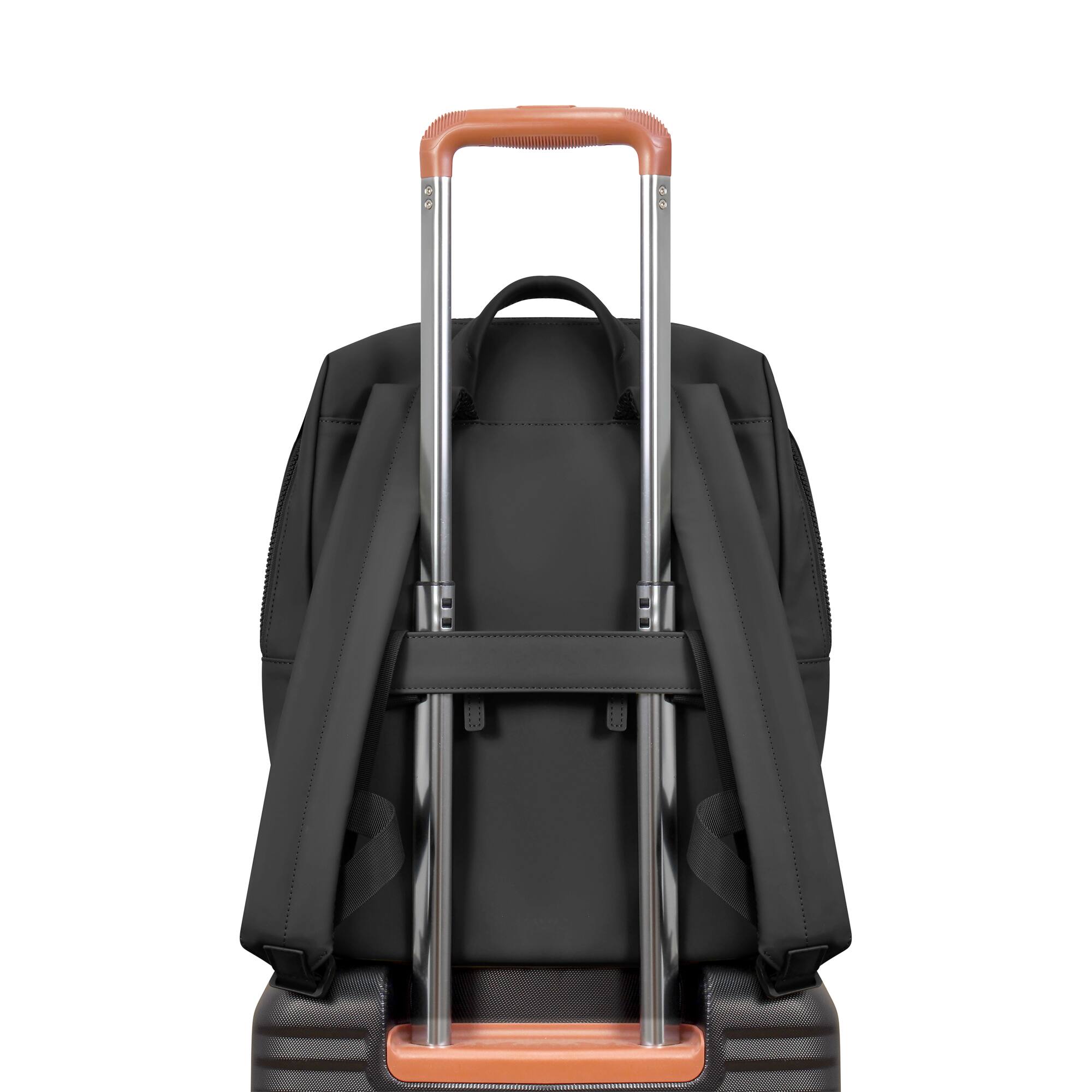 Alt View 3. Champs - Onyx Collection - Modern II Laptop Backpack - Black.