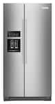 KitchenAid - 22.6 Cu. Ft. Side-by-Side Counter-Depth Refrigerator - Stainless Steel