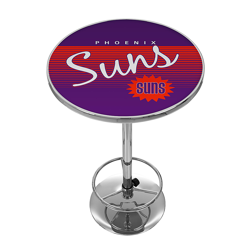 Phoenix Suns NBA Hardwood Classics Chrome Pub Table - Purple, Orange