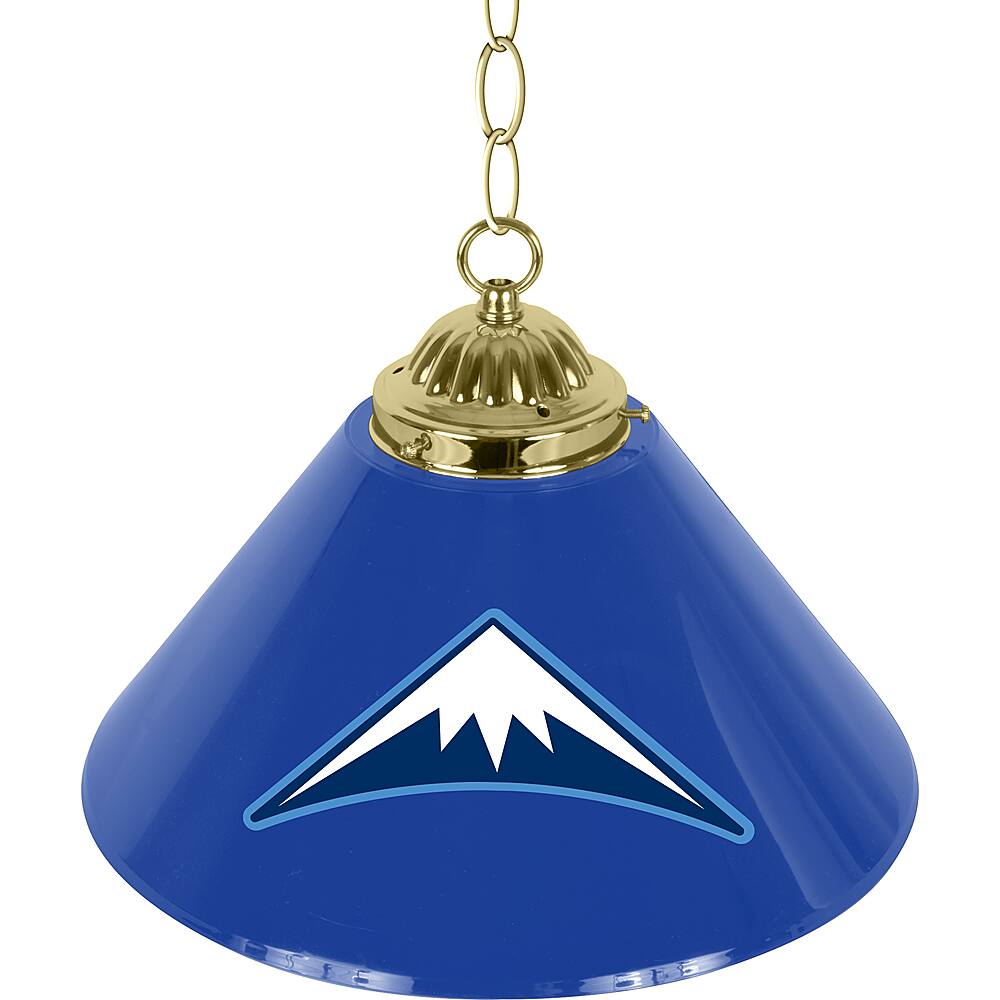 Denver Nuggets NBA Single Shade Bar Lamp - Blue, Yellow, White