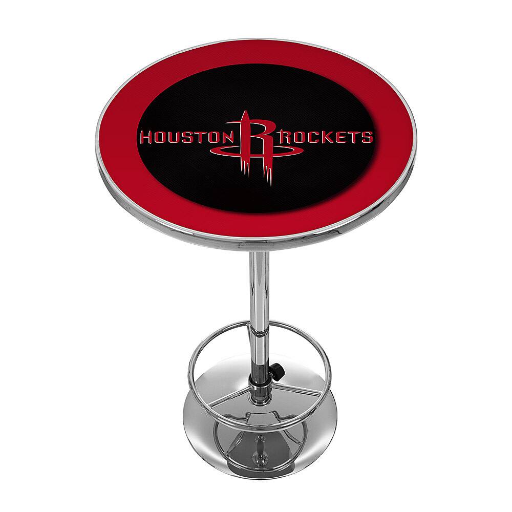 Houston Rockets NBA Chrome Pub Table - Red, Black