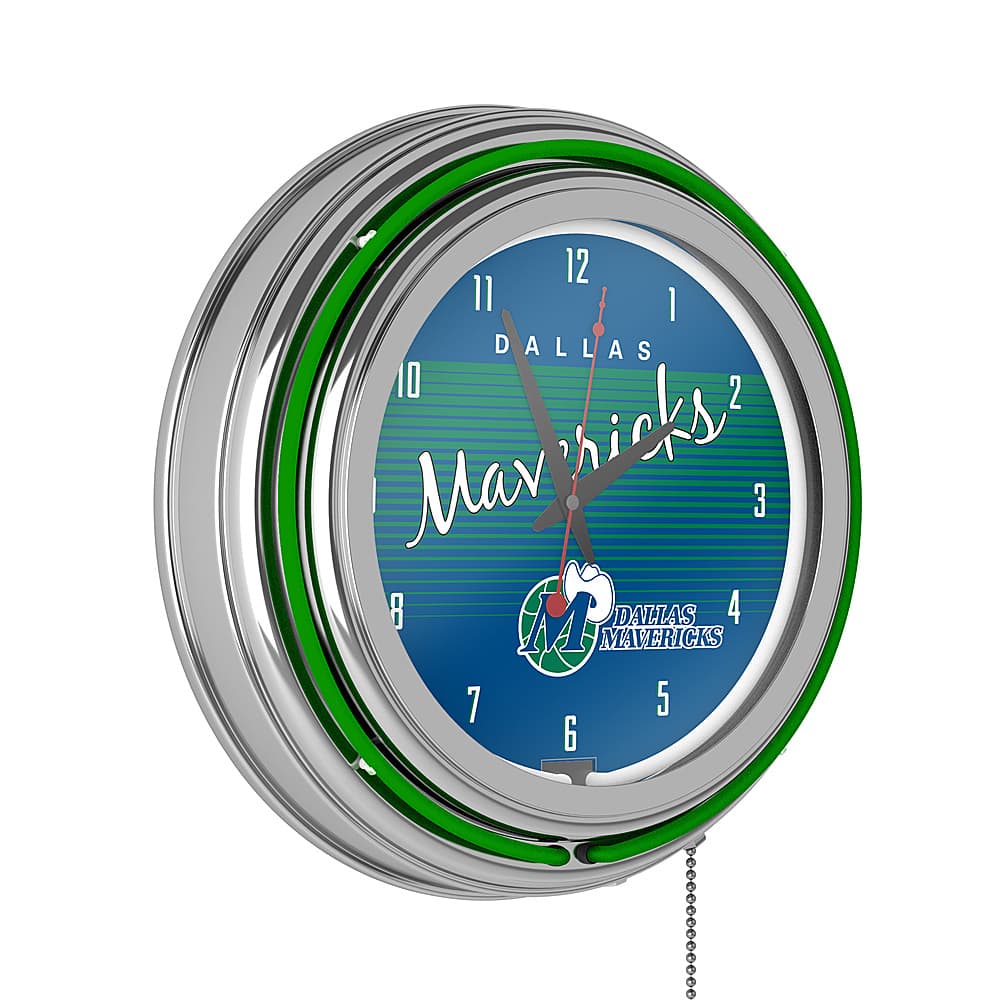 Dallas Mavericks NBA Hardwood Classic Chrome Double Ring Neon - Royal Blue, Green