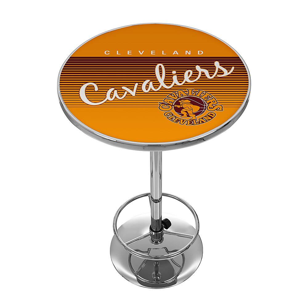 Cleveland Cavaliers NBA Hardwood Classics Chrome Pub Table - Wine, Gold