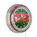 Alt View 11. NBA - Milwaukee Bucks NBA Hardwood Classics Chrome Double Ring Neon Clock - Dark Green, Tan, Red.
