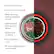 Alt View 14. NBA - Milwaukee Bucks NBA Hardwood Classics Chrome Double Ring Neon Clock - Dark Green, Tan, Red.
