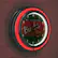 Alt View 16. NBA - Milwaukee Bucks NBA Hardwood Classics Chrome Double Ring Neon Clock - Dark Green, Tan, Red.