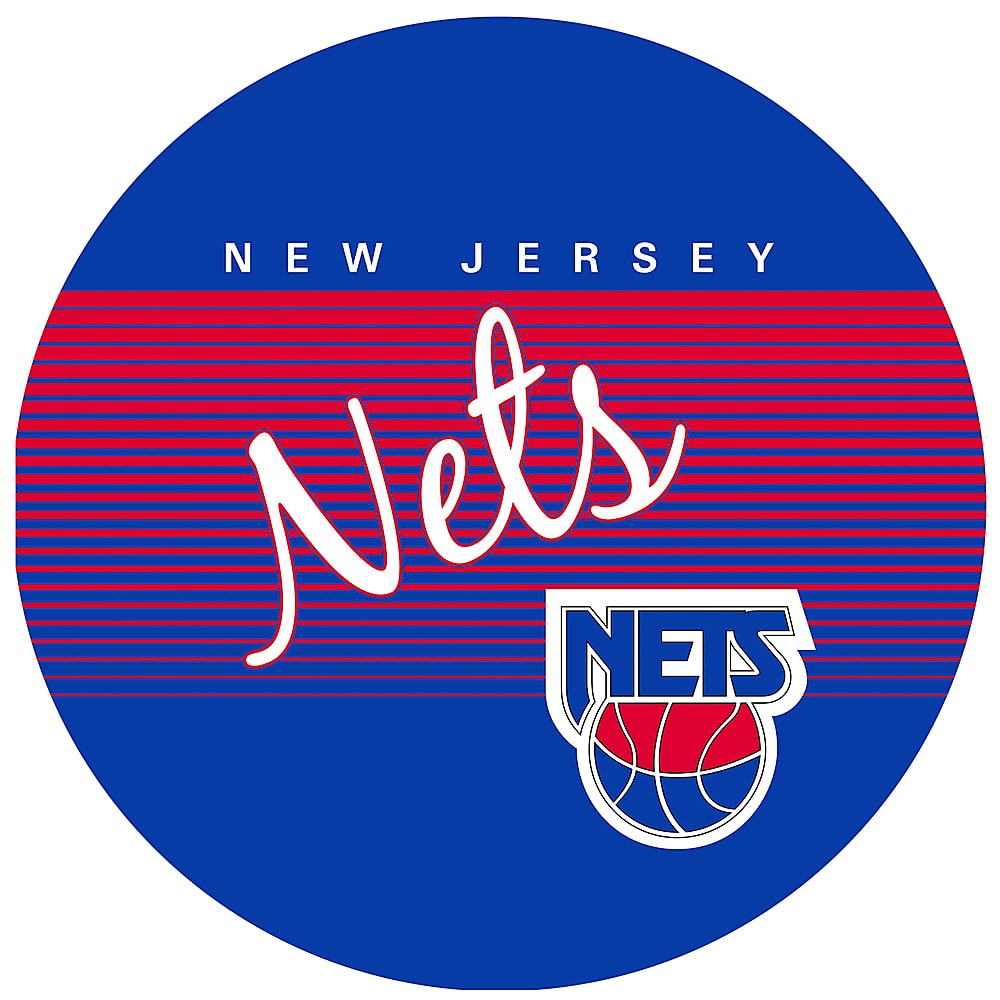 Best Buy New Jersey Nets NBA Hardwood Classics Chrome Pub Table Royal