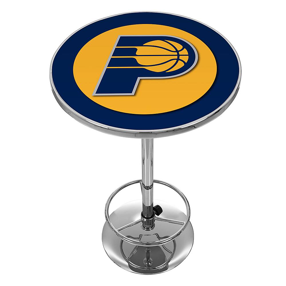 Indiana Pacers NBA Chrome Pub Table - Navy, Gold