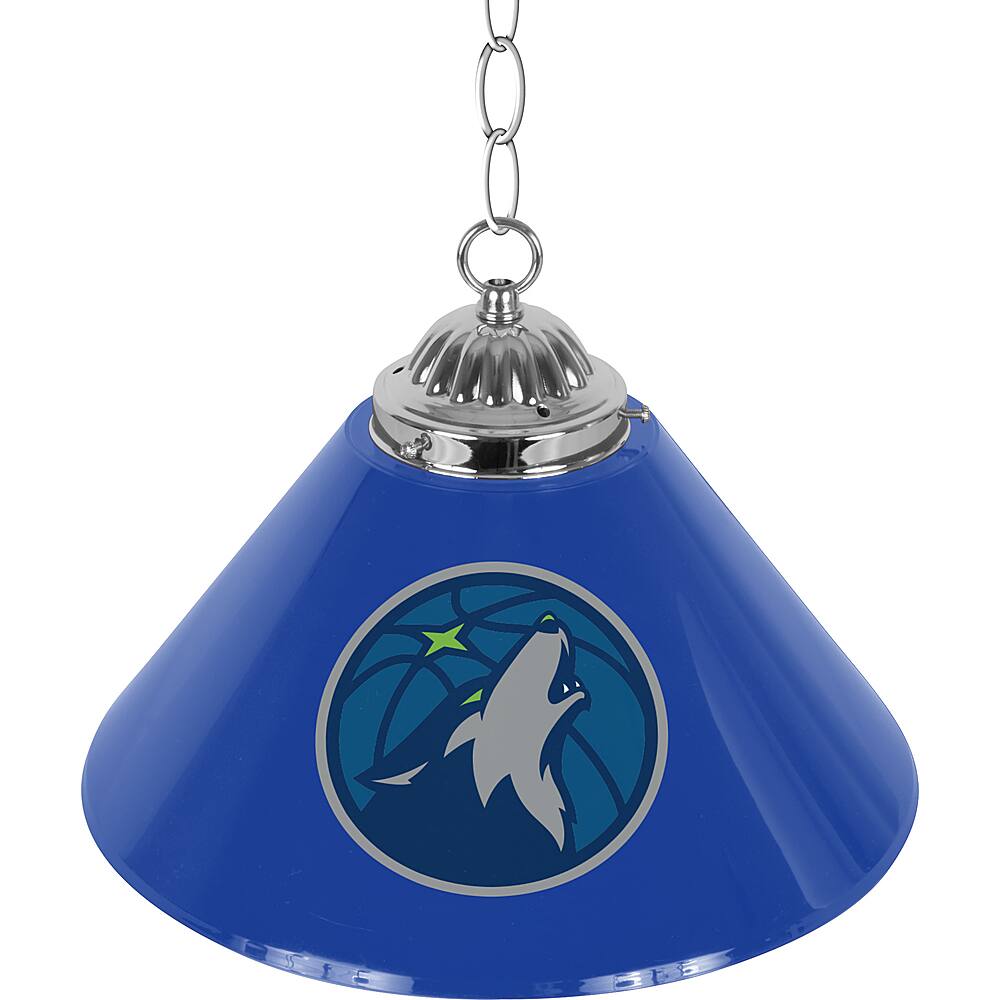 Minnesota Timberwolves NBA Single Shade Bar Lamp - Aurora Green, Blue