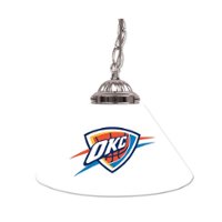 Oklahoma City Thunder NBA Single Shade Bar Lamp - Blue, Yellow, White - Alt_View_Zoom_11
