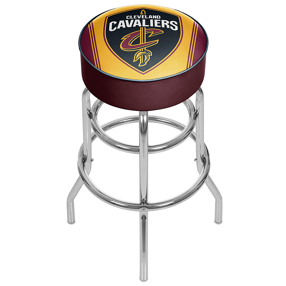 Cleveland Cavaliers NBA Padded Swivel Bar Stool - Wine, Gold