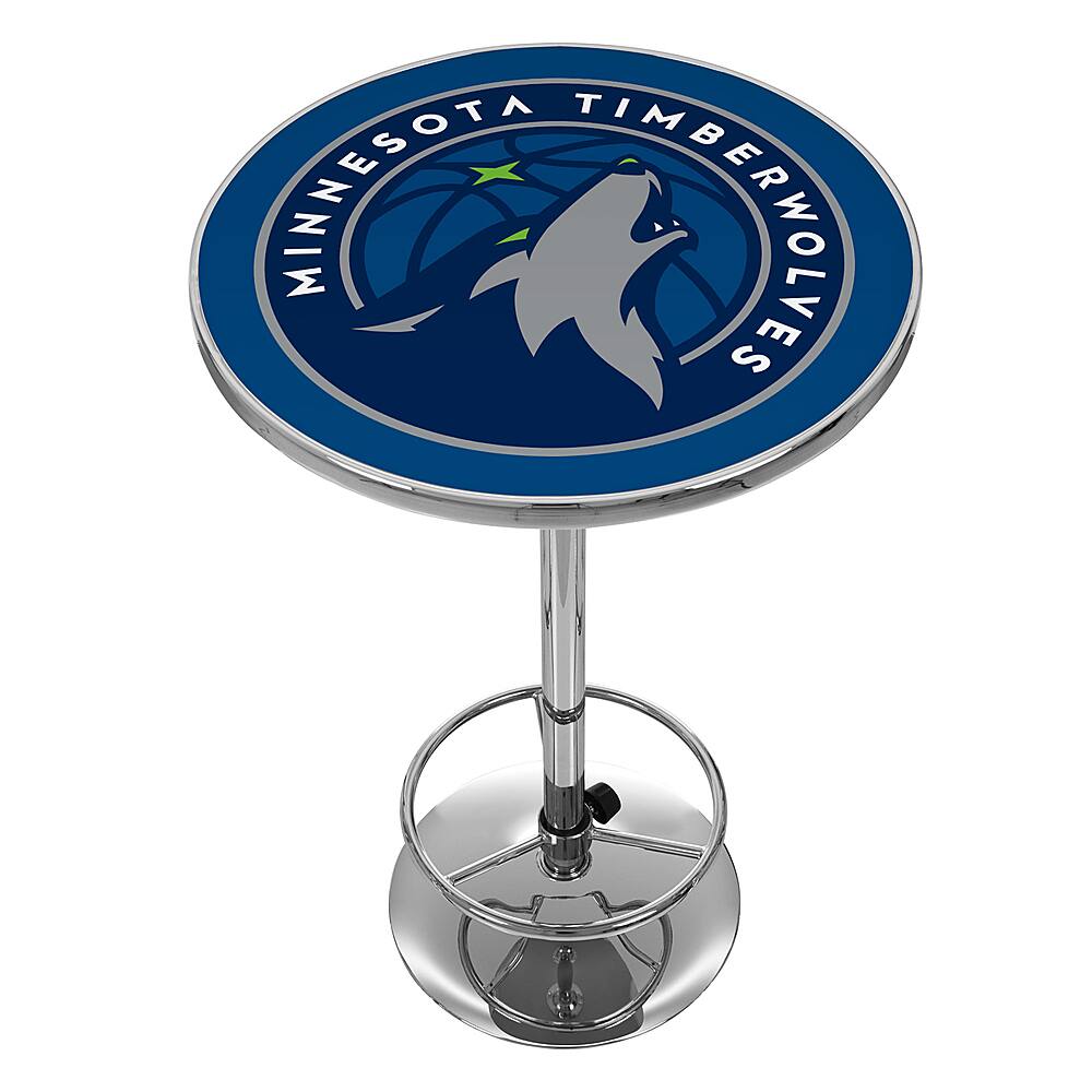 Minnesota Timberwolves NBA Chrome Pub Table - Aurora Green, Blue